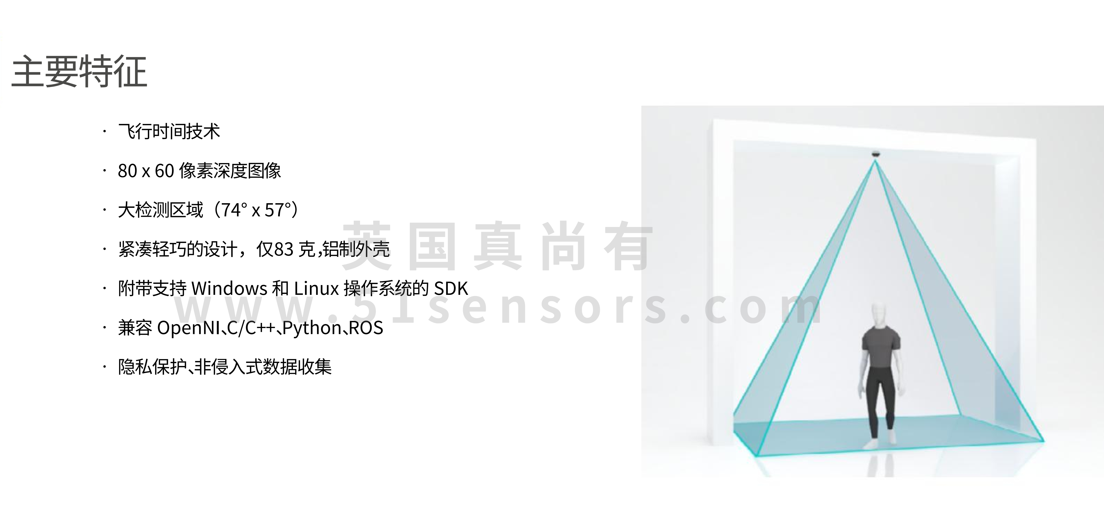 3D相機模塊C-3C202主要特點(diǎn)